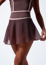 Intermezzo Elsa Wrap Skirt Brown Front 2 [Brown]