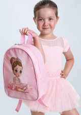 Miss Ballerina Backpack Pink Front 3 [Pink]