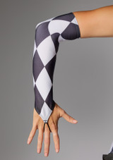 Jolista Cirque Arm Sleeves Black-White 2 [Black]