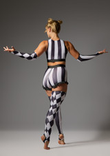 Jolista Marquee Mimes Costume Black-White 9 [Black]