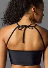 Jolista Opal Sequin Halter Dance Top Royal Blue 3 [Blue]