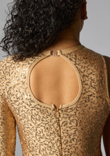 Jolista Crystal Sequin Catsuit Bronze [Bronze]