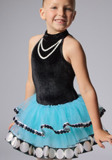 Jolista Moonlit Magic Costume Black-Aqua Front 3 [Black]