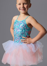 Jolista Glitter Pop Costume Blue Front 3 [Blue]