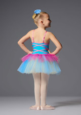 Jolista Glitter Pop Costume Hot Pink Back [Pink]