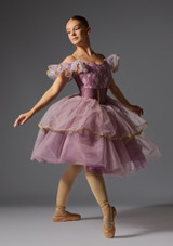 Jolista Fleur de Lys Ballet Costume Vintage Rose Front 3 [Pink]