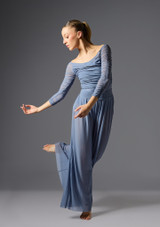 Jolista Ever After Lyrical Costume Slate Blue Front 7 [Blue]