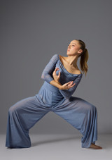 Jolista Ever After Lyrical Costume Slate Blue Front 7 [Blue]