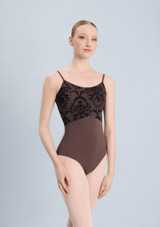 Intermezzo Manila Camisole Leotard Mink Front 2 [Brown]