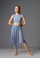 Jolista Take My Hand Lyrical Costume Slate Blue Front 6 [Blue]