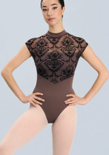 Intermezzo Manila Turtleneck Leotard Mink Front [Brown]