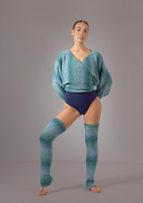 Ombre legwarmer Blue [Blue]
