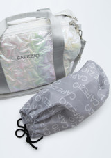 Metallic Star Travel Duffle Bag Silver Front 6 [Silver]