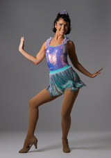 Mermaid Dress Turquoise Front 5 [Blue]