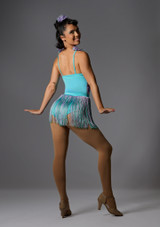 Mermaid Dress Turquoise Front 3 [Blue]