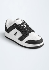 Bloch Kix Dance Sneakers White-Black Front 5 [White]