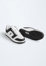 Bloch Kix Dance Sneakers White-Black Front 2 [White]