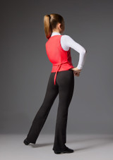 Jolista Women's Rouge Costume Waistcoat Red Front [Red]