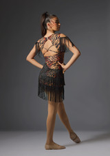 Jolista Cheetah Chic Costume Brown Front [Brown]