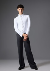 Jolista Men's Dapper Costume Leotard White Front 6 [White]