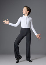 Jolista Women's Moulin Costume Leotard White Front 4 [White]