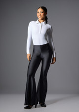 Jolista Women's Moulin Costume Leotard White Front [White]