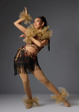 Jolista Jungle Beat Costume Brown Front [Brown]