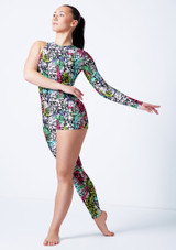 Asymmetric catsuit GRF Front [Patterned]