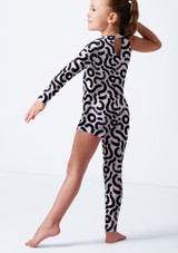 Asymmetric catsuit BRS Back [Patterned]