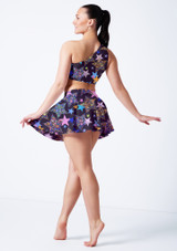 Alegra Print Jasmine Circle Mini Skirt FST Back [Patterned]