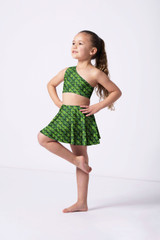 Alegra Girls Print Jasmine Circle Mini Skirt SCA Front 7 [Patterned]