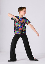 Alegra Kids Print Charlie Dance Top RET Front [Patterned]