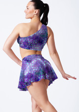 Alegra Print Scarlett Asymmetric Top MER Back [Patterned]