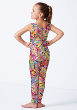V-dip catsuit ACT Back [Patterned]