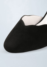 Werner Kern Denise Suede Dance Shoe - 1.97" Black Front 3 [Black]