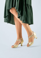 Werner Kern Astrid Suede Dance Shoe - 2.17" Nude Front [Tan]