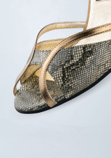 Werner Kern Penelope Suede Dance Shoe - 3.15" Olive Front 3 [Green]