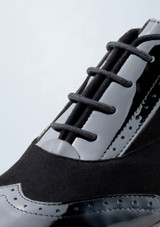 Werner Kern Taylor Suede and Leather Dance Shoe - 0.59" Black Front 4 [Black]