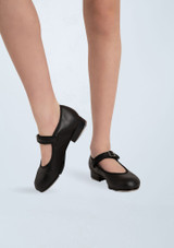Capezio Terra Tap Shoe Black Front [Black]