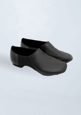 Capezio Nova Split Sole Jazz Shoe Black Back [Black]
