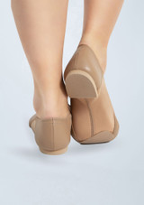 Capezio Nova Split Sole Jazz Shoe Caramel Back 3 [Brown]