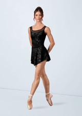 Bloch Selena Skirt Black Front [Black]