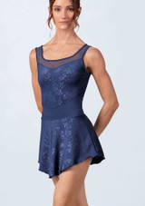 Bloch Selena Skirt Eclipse Blue Back [Blue]