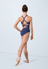 Bloch Veronica Twist Leotard Eclipse Blue Back [Blue]