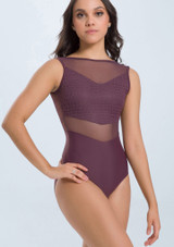 Sueli Leotard Hot Chocolate Front [Brown]