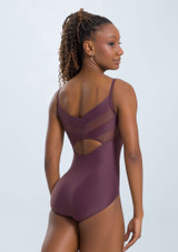 Ravena Leotard Hot Chocolate Front [Brown]
