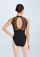 Hermione Halter Leotard Black Front 2 [Black]