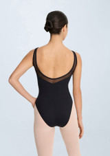 Hadassah Sweetheart Leotard Black Front 2 [Black]
