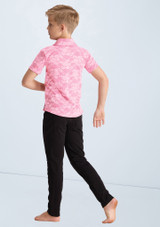 Weissman Boys Collared Lace Shirt Pink 5 [Pink]