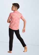 Weissman Boys Collared Lace Shirt Petal 5 [Pink]